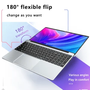KUU 15.6" Laptop, Intel Celeron N5095, 16GB RAM, 512GB SSD, Windows 11, Backlit Keyboard