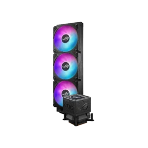 ASUS ROG RYUYJIN III 360 ARGB EXTREME all-in-one AIO CPU liquid cooler, AMD Ryzen 9000 & Intel® Core™ Ultra Ready, Asetek Gen8 V2 pump; high airflow & static pressure magnetic fans; customizable 3.5"