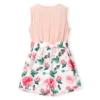 PatPat Kid Girl Summer Sleeveless Romper Floral Print Button Design Casual Jumpsuit