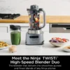 Ninja Twisti, High-Speed Blender Duo 3 Preset Auto-iQ Programs, 34 oz. Pitcher Capacity, SS150